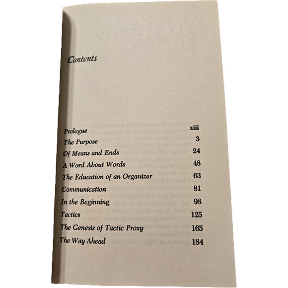 Rules for Radicals: A Pragmatic Primer for Realistic Radicals Saul Alinsky - Picture 7 of 9